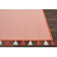 thumbnail image 4 of Nourison Otto Solid Orange 5' x 7'6" Area Rug, (5x8), 4 of 8