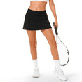 thumbnail image 5 of MLDRA Tennis Skirts for women Golf Mini Womens Skirts High Waisted with Pockets Inner Shorts for Athletic Skorts Sports Casual Black, 5 of 6