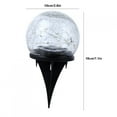 thumbnail image 6 of Ailao Waterproof Solar Crackle Glass Ball Light Ground Spike Lamp For Garden Yard Pathway Landscape Decor,Spike Lamp,Underground Light, 6 of 11