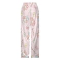 thumbnail image 5 of Kuromi And My Melody Pajamas Pants Soft Elastic Waist PJ Bottoms Comfy Lounge Long Pants, 5 of 7