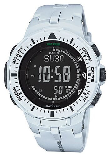 casio pro trek solar powered watch