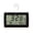 Black, variant on Refrigerator Freezer Alarm Household Temperature Monitor Large LCD Display High Low Temperature Alert Wireless Fridge Thermometer with Bracket Black