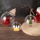 thumbnail image 5 of Uxcell 8 Pcs Soportes de Tealight Colgantes Globos 4.7" Bolas de Acrílico Recargables, Contenedor de Adornos Navideños de Plástico para Decoración de Fiestas en el Hogar DIY, 5 of 7