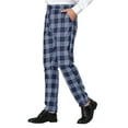 thumbnail image 5 of Lars Amadeus Men's Dress Plaid Printed Business Checked Pants, 5 of 6