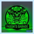 thumbnail image 2 of Handmadetneonsign Garage Skull Metal Sign, Repair Tool Metal Light, Garage Wall Art, Home Wall Decor 78641, 2 of 5