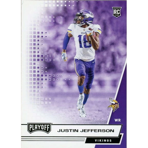 NFL 2020 Panini Playoff Justin Jefferson Trading Card #213 (Rookie)