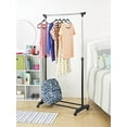 thumbnail image 2 of Whitmor Adjustable Clothes Garment Rack, Chrome, 2 of 6