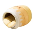 thumbnail image 3 of Cama para gatos Honey Pot, nido para gatos, caseta de interior que se calienta sola, nido acogedor para perros, refugio para gatos, cachorros, gatitos L amarillo, 3 of 8