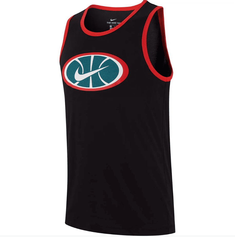 men's nike red tank top