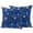 Blue, variant on Teal Purple Forest Outdoor Pillow Covers 20"x12" Set of 2, Waterproof Throw Pillow Covers for Patio Furniture, Vintage Foggy Woods Tree Decorative Cushion Pillowcases for Garden Porch Couch Sofa