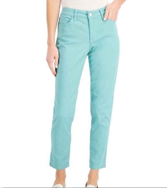 Bristol Skinny Ankle Jeans Green 