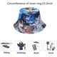 thumbnail image 2 of Sombrero de cubo unisex Gorra de pesca al aire libre de verano Sun Beach de doble cara, 11 Feliz Sencillez, 2 of 3
