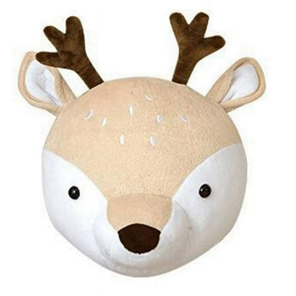 Stuffed Animal Head Wall Decoration, Stuffed Animal Pendant, Toy Children'S Bedroom Decoration Animal Head Decoration B