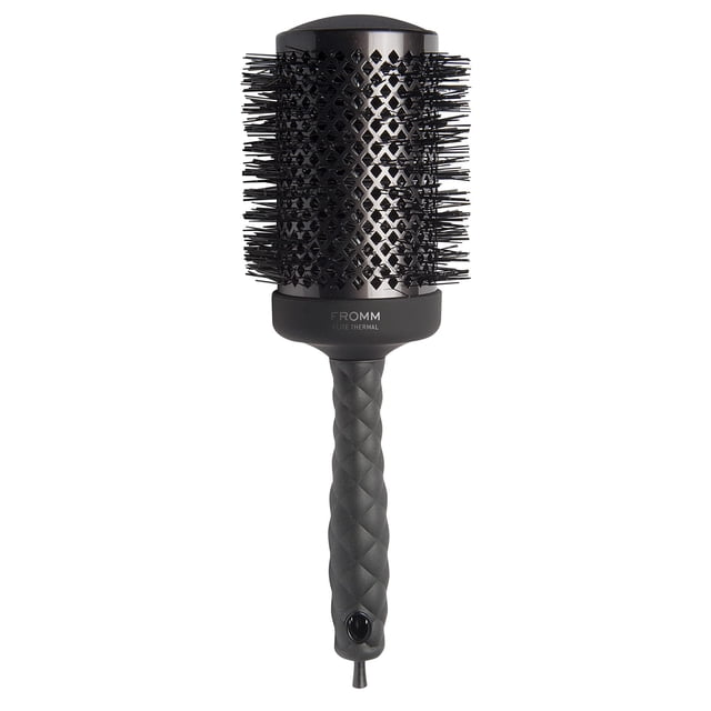 Fromm Elite Thermal Ceramic x Ionic - Cepillo de pelo redondo de 2,5 pulgadas para peinados expertos, secado más rápido del cabello, peinado antiestático, suavizado, alisado y brillo