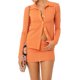 thumbnail image 1 of VISgogo Conjunto de camiseta y falda para mujer Cárdigan de manga larga de color sólido a la moda y falda corta ajustada VISgogo  moda, 1 of 5