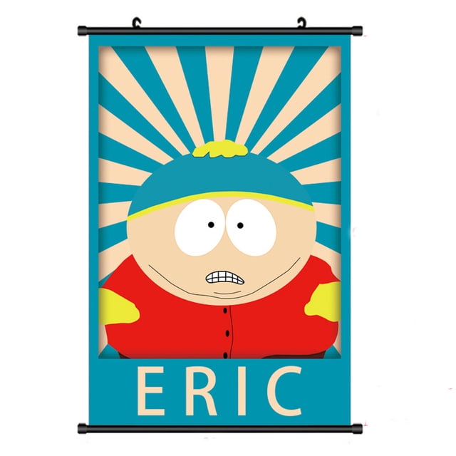 Pintura mural sobre lienzo de South Park Eric Cartman, anime, 60 x 90 cm