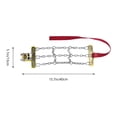 thumbnail image 2 of UEETEK 2Pcs Car Anti-Skid Chains for Snow Mud Ice Durable Steel Traction Chain, 2 of 7