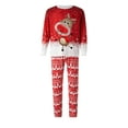 thumbnail image 2 of Matching Family Christmas Pajamas Set Soft Long Sleeve Xmas Sleepwear Print Pjs Matching Sets, 2 of 10