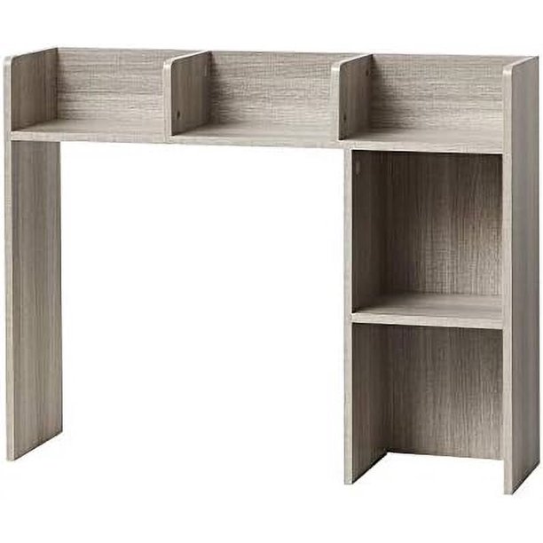 Classic Dorm Desk Bookshelf Natural