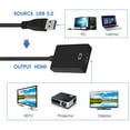 thumbnail image 3 of USB to HDMI Adapter, HD 1080P Video Audio Converter, USB 3.0 to HDMI Adapter Cable for Multiple Monitors, Support Windows XP/10/8.1/8/7 (Not Mac, Linux, Vista, Chrome, Firestick) (Black), 3 of 7