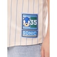 thumbnail image 5 of Sonic the Hedgehog Boys Graphic Baseball Button Down Jersey with Short Sleeves, Sizes 4-12, 5 of 9