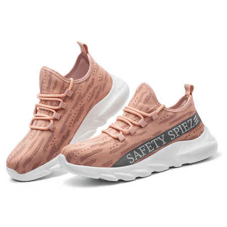 

SPIEZ Steel Toe Shoes for Women Lightweight Indestructible Work Sneakers Puncture Proof Safety Shoes