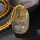 thumbnail image 3 of Collar con colgante de Buda tallado exclusivo - Amuleto de la suerte de alta calidad para mujeres y hombres - Joyería clásica de suéter - F0032 - Código de producto 52469 F0032, 3 of 5
