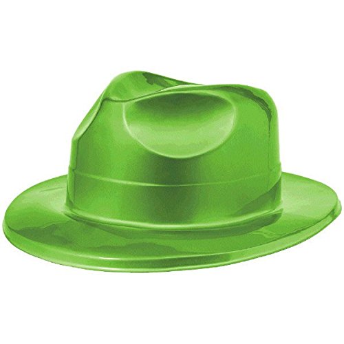 Party Lime Green Fedora Hat Accessory 