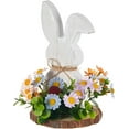 thumbnail image 2 of Dalrosia Easter Bunny Table Signs with Flower Bases, Wooden Bunny Table Centerpieces for Party Home Decoration, Easter GIfts, 2 of 3