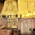 thumbnail image 5 of Luces De Cortina, Luces De Cadena De Cortina Led De 3 X 3 M 300 Leds, 8 Modos De Iluminación, Control Remoto Con Temporizador, Decoración De Ventanas, Boda, Jardín, Dormitorio, 5 of 5