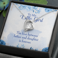 thumbnail image 3 of To My Daughter Love Between Father and Daughter Forever Necklace w Message Card, 3 of 8