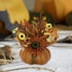 thumbnail image 4 of Calabaza artificial con flores Decoración de Acción de Gracias Decoración de fiesta Centros de mesa Otoño Calabazas de espuma artificial para boda Estilo B, 4 of 8
