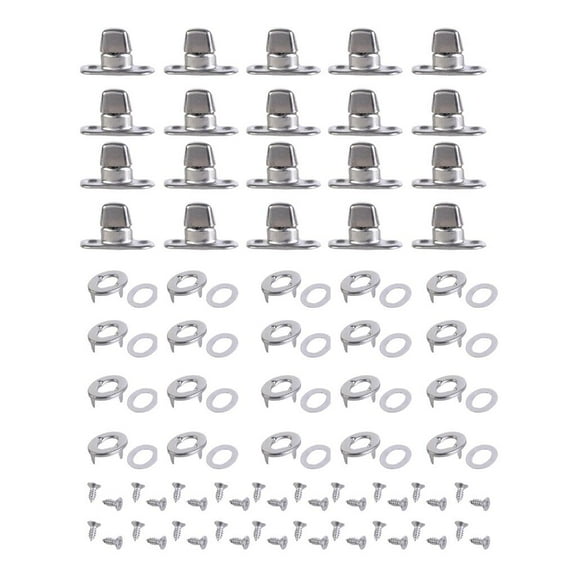 Sturdy 20pcs Twist Lock Fasteners for Marine And Furniture Projects Supplies