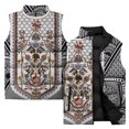 thumbnail image 3 of Chaqueta sin mangas de invierno para hombre con estampado 3D de calavera de la muerte, chaleco de hombre duradero y vanguardista, ropa de trabajo cálida para exteriores de estilo oscuro, 3 of 5