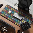 thumbnail image 2 of Long Mouse Pads for Desk,Red Bigfoot Pattern Desk Mats on Top Of Desks, Desk Mouse Pad Extra Large with 3mm Non-Slip Base and Stitched Edge for Gaming,Office,Work,Home 35.4"x15.7", 2 of 6