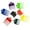 Multicolor, variant on 8 Pcs Professional Hair Clipper Combs Guides, Replacement Guards Set – 1/16" to 1" Fits Most Size Clippers/Trimmers, Barber Accessories
