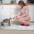 thumbnail image 4 of Kitchen Rugs and Mats Non Skid Washable Modern Abstract Marble Kitchen Mat and Rug Set,Floor Cushion Waterproof Rug,Rubber Backed Area Rugs for Kitchen Laundry, 4 of 7