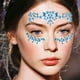 thumbnail image 4 of Qarigey Ojo cuerpo cara gemas diamantes de imitación pegatinas autoadhesivas estilo Simple geométrico brillo elegante uñas mujeres Festival Tratamientos faciales Azul, 4 of 6