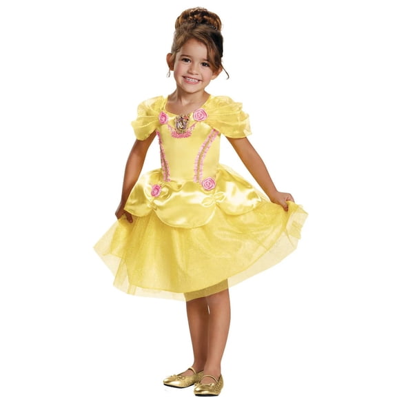 Disguise Toddler Girls' Disney Beauty and the Beast Belle Dress Costume - 4-6