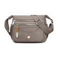 thumbnail image 3 of Xihbxyly Bolso de Hombro Multicapa, Versátil y de Gran Capacidad, Mochila Ligera de Nailon Impermeable, Elegante y con Múltiples Bolsillos, Ideal para Uso Informal En El Trabajo y Viajes, Diseño Unis, 3 of 7