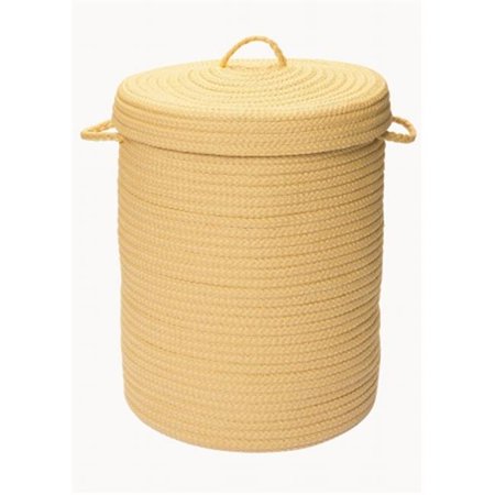 Simply Home Solid Jasmine16x16x24 hamper w/ lid - Jasmine - 16 x 16 x 24 in.