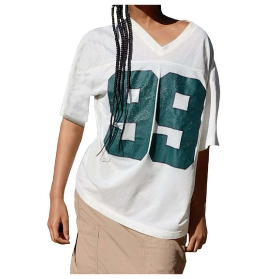 Summer Tops for Women Weightlifting Long Sleeve Shirts Long Exercise Shirts Women Comfy Fashion Womens T Shirt Wide Stripe Shirt Raglan Short Sleeve Casual Tee T Tops for White L