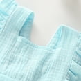 thumbnail image 3 of Newborn Baby Girl Clothes Ruffle Cotton Romper Bodysuit One-Piece Jumpsuit Outfit 3M 6M 12M 18M, 3 of 7
