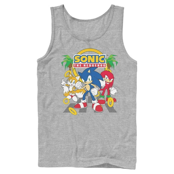 Mens Sonic the Hedgehog Classic Trio Pose Tank Top