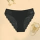 thumbnail image 2 of Gibobby Tangas de mujer sexy encaje Día de San Valentín Ropa interior sexy de cintura para mujer, bragas de color sólido, ropa interior de encaje, bragas para mujer(Negro, M), 2 of 5