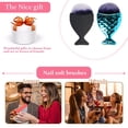 thumbnail image 5 of 2pcs Soft Nail Art Dust Powder Remover, Mermaid Shape Nail Art Dust Cleaner Brush Makeup Powder Blush Brush Multifunction Brush for Acrylic and Makeup, 5 of 5