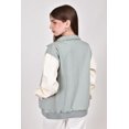 thumbnail image 3 of Chamarra universitaria Cozy Club Roman Fashion /Juvenil, 1209 (Menta) verde claro G, 3 of 5