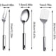 thumbnail image 3 of Juego de utensilios de cocina, juego de utensilios de cocina de 7 piezas, juego de utensilios de cocina de acero inoxidable, apto para lavavajillas, fácil de limpiar, para cocinar, 3 of 5