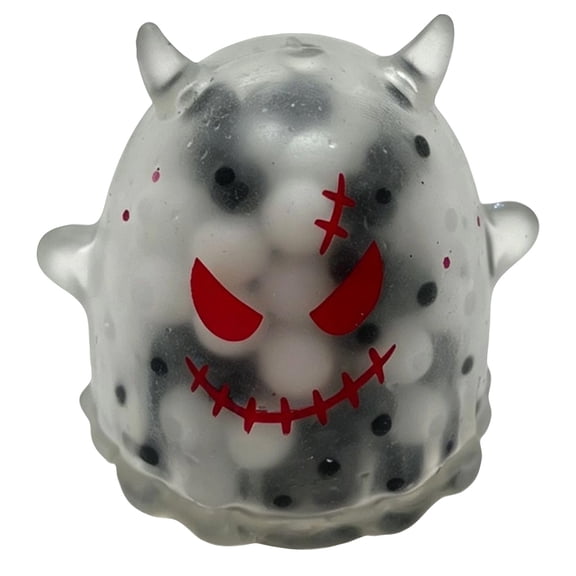 Halloween Ghost Squishy Toy, Ultra-Soft Slow Rising Stress Relief Fidget Toy, Calming Sensory Squeeze Ball with Bead Filling for Party Favors Desk Decor, Spooky Halloween Gift