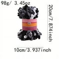 thumbnail image 6 of 1 Roll 100g Finger Blanket Yarns Puffy Loop Yarn Soft Crochet Yarns Fluffy Finger Knitting Yarns Chunky Hand Woven Fluffy Yarns for DIY Knitting Crafts, 6 of 10